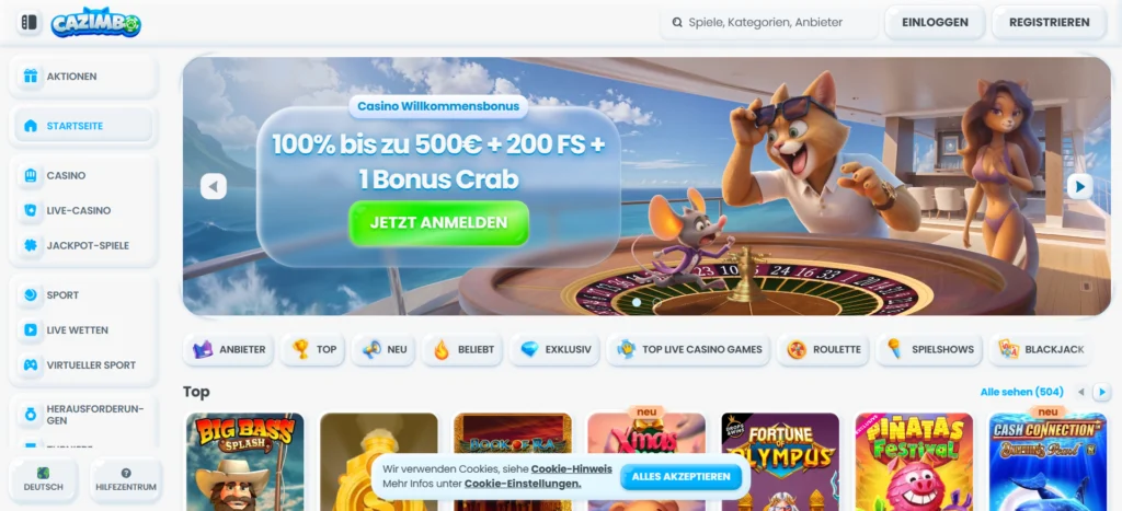 Cazimbo Casino Site